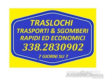 Sgomberi appartamenti box cantine 338.2830902