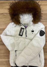 Giacca blauer bianca S con pelliccia