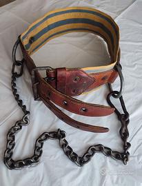 Cintura vintage cuoio SAPOSER  Modello Brevettato