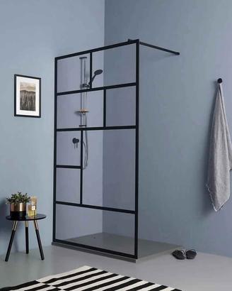 Walk in 120x200 Vetro bagno NUOVO doccia