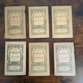 Lotto 6 minivolumi "Profili" - ed. Bietti 1940
