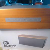 Altoparlante Speaker Bluetooth COMISO TWS BAMBOO