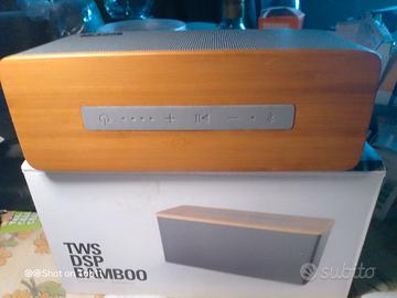 Altoparlante Speaker Bluetooth COMISO TWS BAMBOO