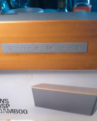 Altoparlante Speaker Bluetooth COMISO TWS BAMBOO