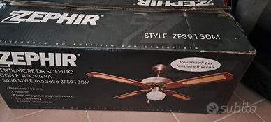 Ventilatore a pale da soffitto