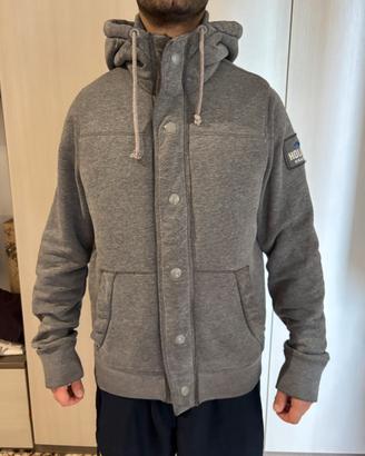 Giacca felpata con interno trapuntato Hollister