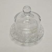 BURRIERA/MARMELLATAIO/FORMAGGERA VETRO VINTAGE