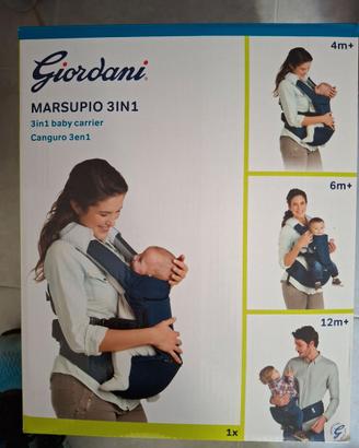Marsupio Giordani 3 in 1