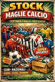 stock maglie calcio