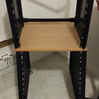 Carrello rack + Desktop rack 20u