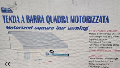 Tenda da sole 3m esterno elettrica NUOVA