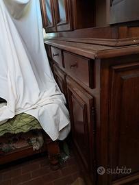 mobile vetrina 4 ante in arte povera