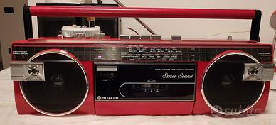 Radio stereo boombox Hitachi revisionato 