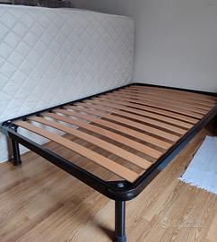 Rete da letto a 1 piazza e mezzo + materasso