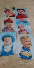 Cartoline Bambini anni70 serie completa da 6