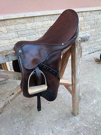 Equitazione sella  inglese vintage Pariani