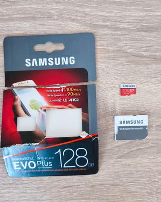 Scheda MicroSDXC 128 gb Samsung