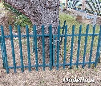 Cancello pedonale a 2 ante - Ringhiera - Cancello