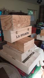 scatole legno