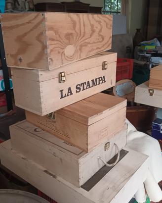 scatole legno