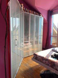 Cabina armadio con faretti