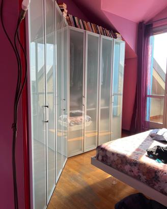 Cabina armadio con faretti