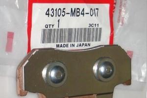 Pastiglia freno Honda 43105-mb4-017