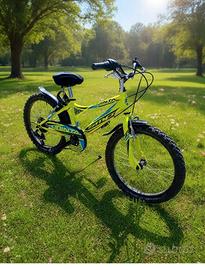 BICI MTB SPEEDCROSS GRINTA 20" TY21 6V GIALLO FLUO