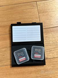 2x SanDisk Extreme PRO 128GB + Custodia