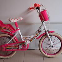 Bicicletta per bimba ruote 16 pollici