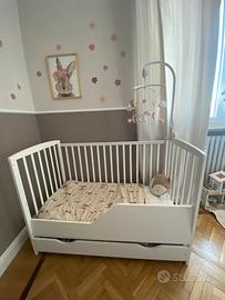 Letto montessoriano in legno
