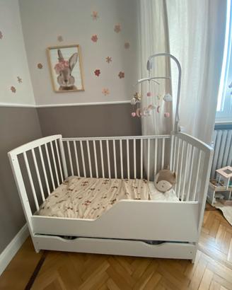 Letto montessoriano in legno