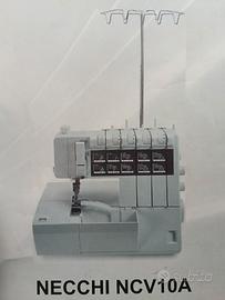 Necchi NCV10A
Macchina Tagliacuci  5 fili + Punto 