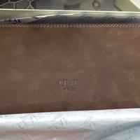 Portafoglio LEAF in vera pelle - nuovo , mai usato