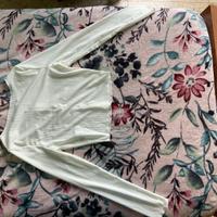 Maglia bianca maniche lunghe