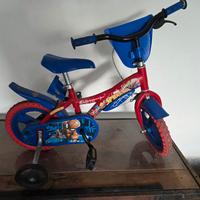 bicicletta bambino spiderman
