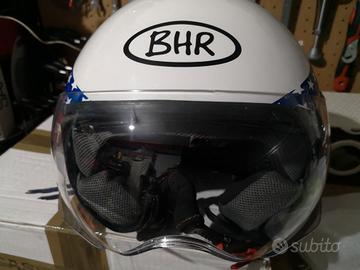 Casco Jet come nuovo BHR Bandiera USA