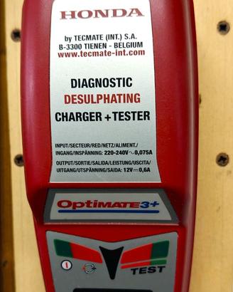 Mantenitore Carica Batteria 12v Honda OptiMate 3+