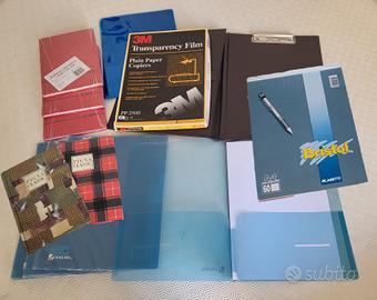 Articoli di cartoleria nuova per ufficio e scuola
