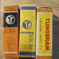 valvole Tungsram vintage 