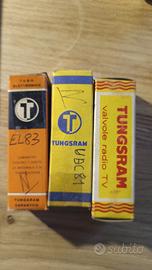 valvole Tungsram vintage 