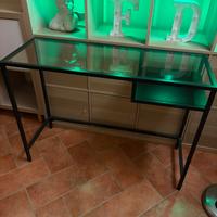consolle mwtallo vetro