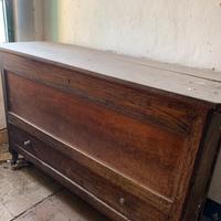 Cassapanca epoca in legno 172x62x110