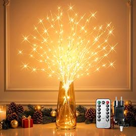 Luci a Ramo LED, Set da 3 Luci a Ramo di Betulla c