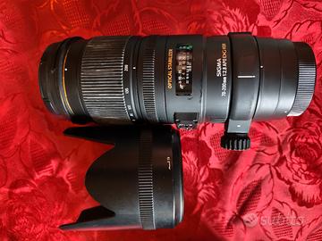 Sigma 70-200 f/2.8 EX DG OS HSM Canon EF + Hoya UV