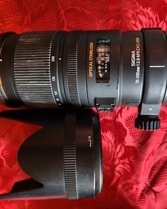 Sigma 70-200 f/2.8 EX DG OS HSM Canon EF + Hoya UV