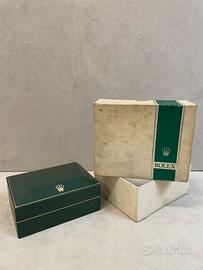 Rolex scatola green stripe anni 70 1675 1680 5513