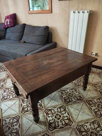 tavolino antico legno massello 