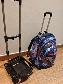 Zaino Scuola ragazzina con route + Trolley