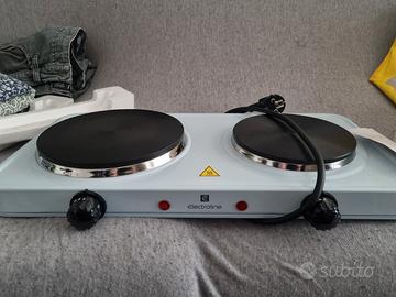 Fornello elettrico 2 piastrelle Electroline